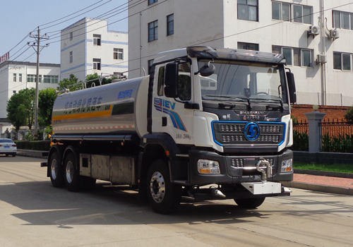 陜汽后雙橋15噸純電動(dòng)綠化噴灑車