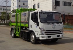 躍進(jìn)7-8立方純電動(dòng)自裝卸式垃圾車